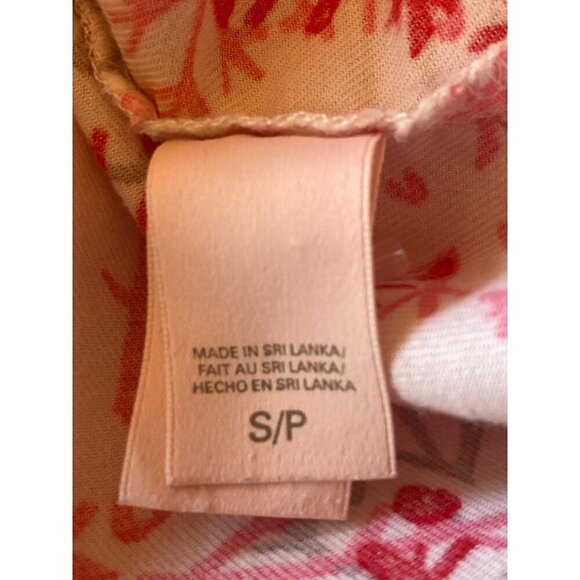 Victorias Secret White Red pink Flannel Snowflake Pajamas Size Small - Picture 5 of 8